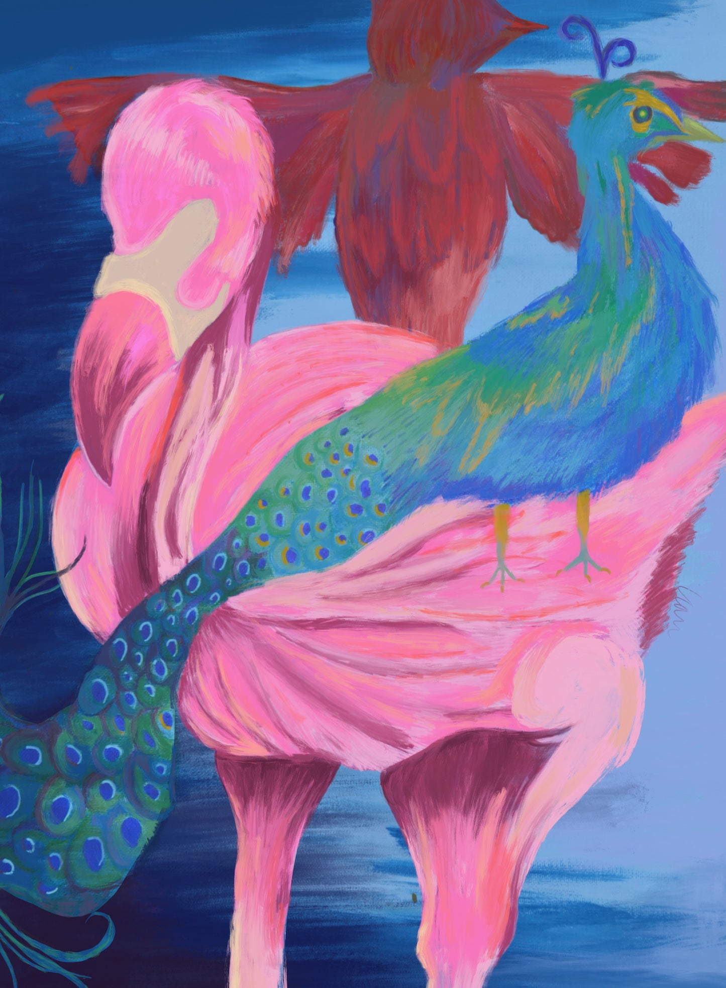 Birds Edit 16x20”