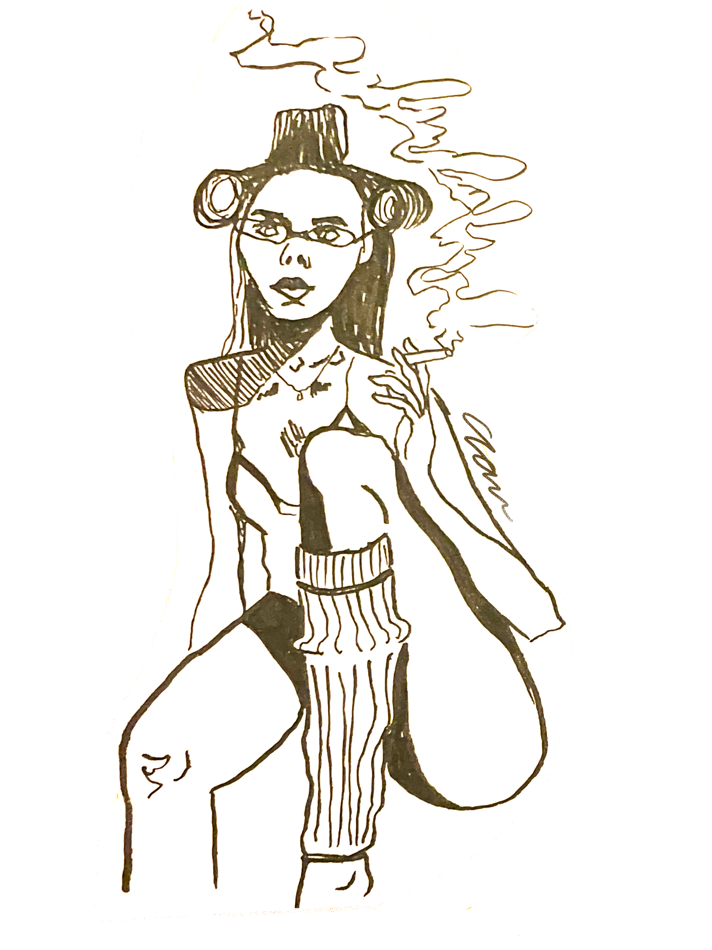 Drunk Cig 5x7”