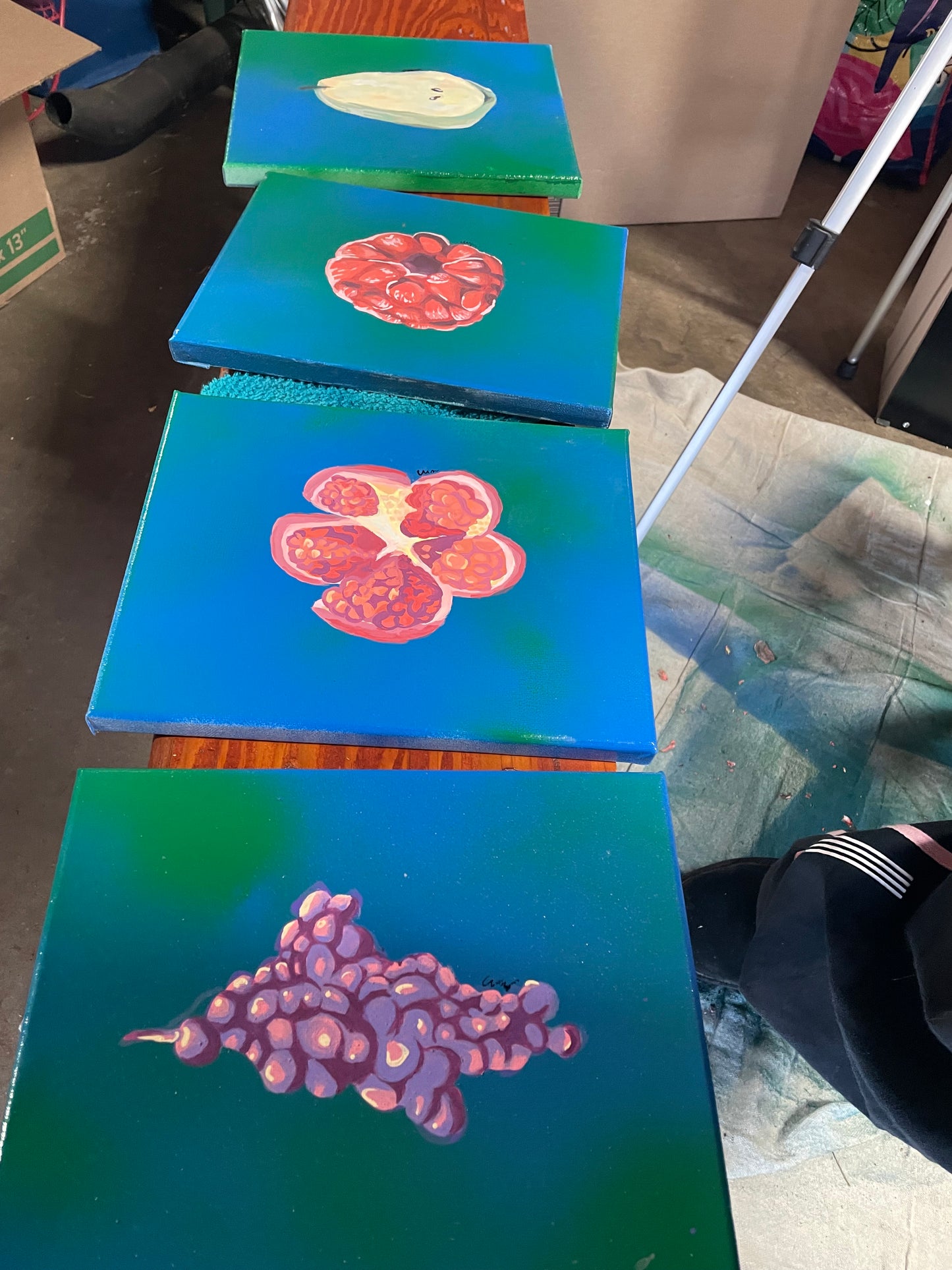 Spray Paint Fruit Quart Originals (Canvas)