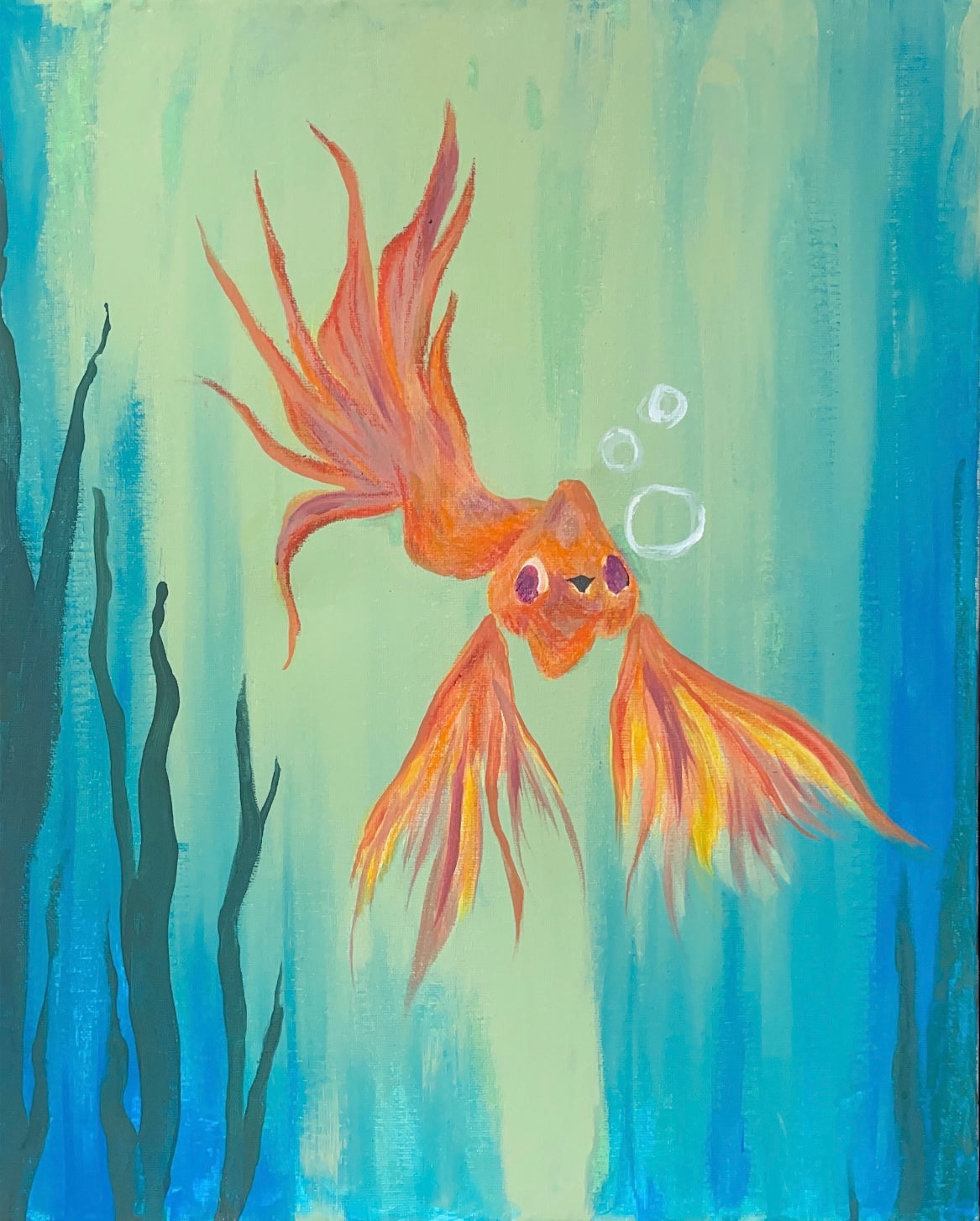 Simple Fish Original (Canvas)