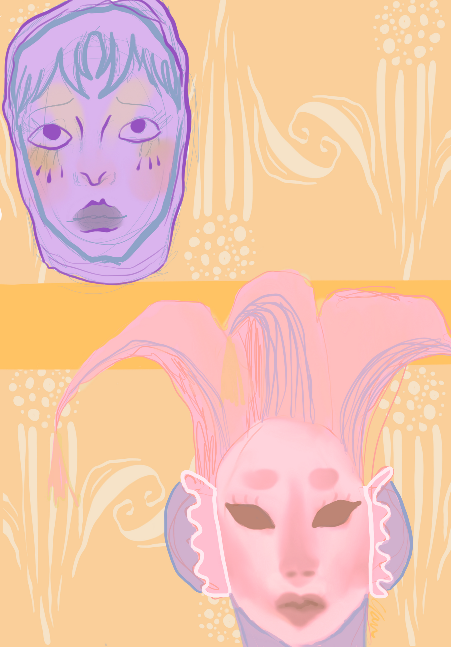 Decor Clowns 8x10”