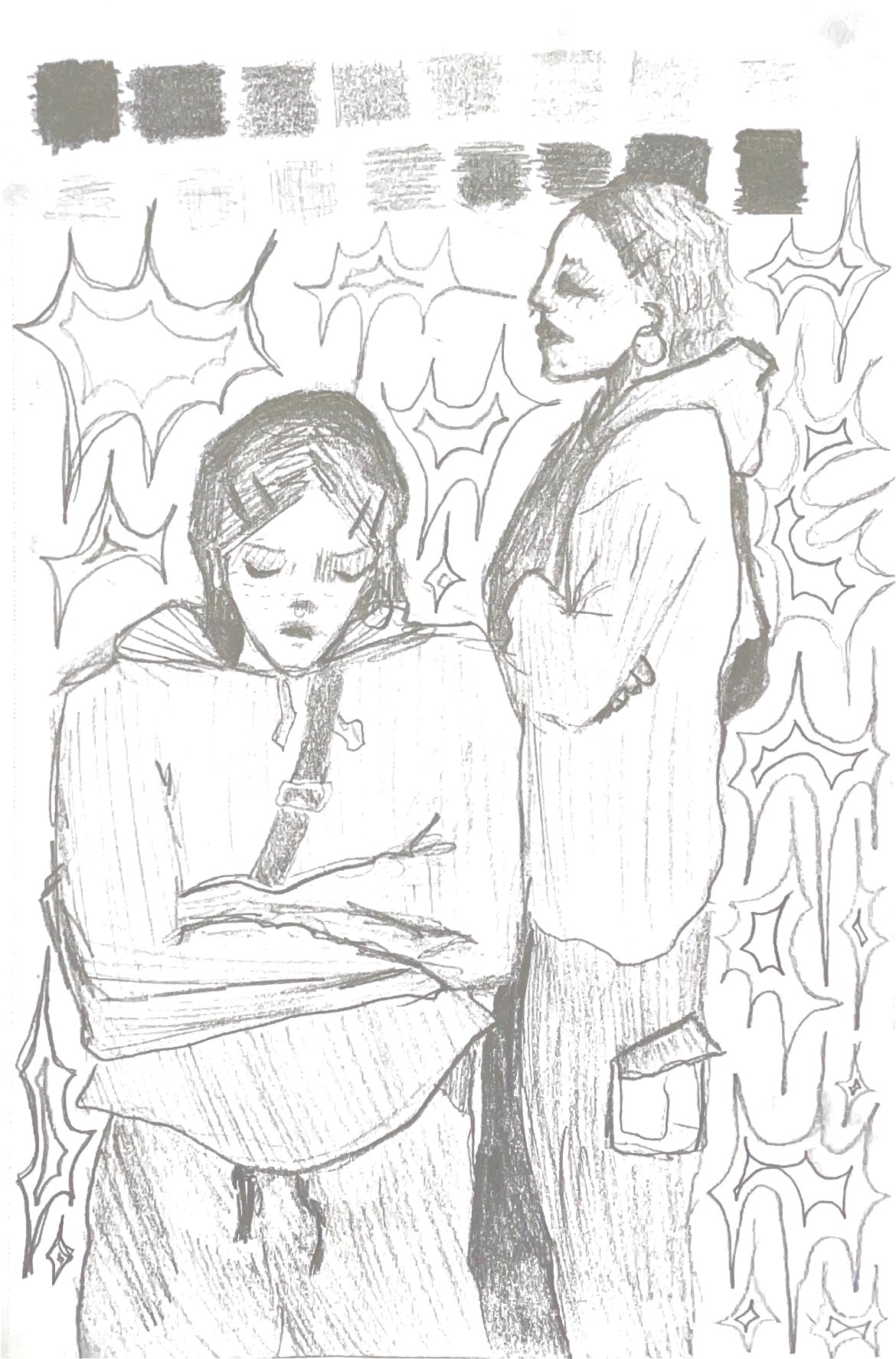 Sweatshirt Ladies Poster 8”x10”