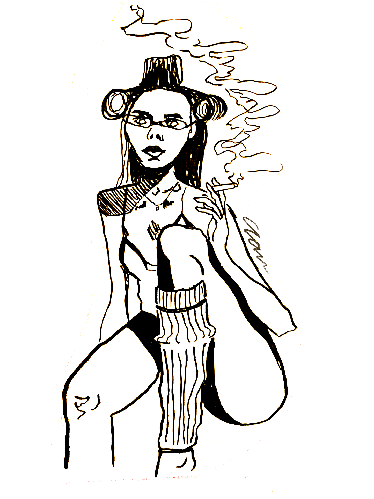 Drunk Cig 5x7”