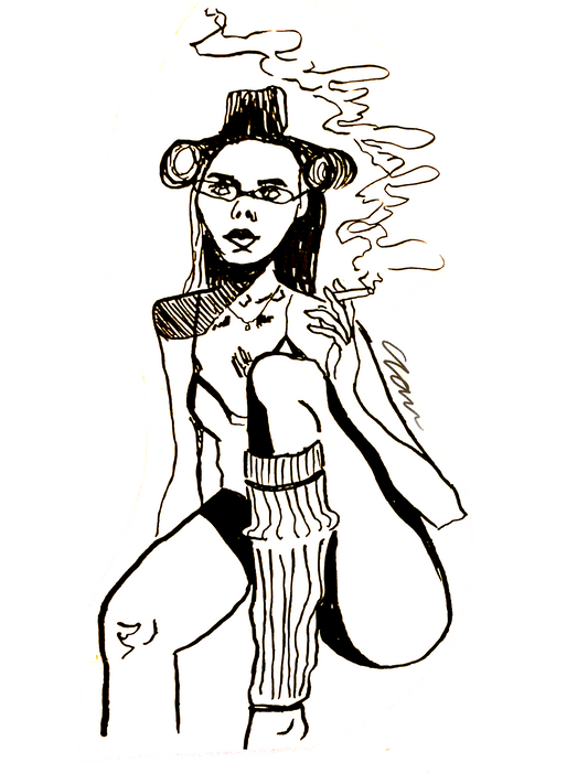 Drunk Cig 16x20”