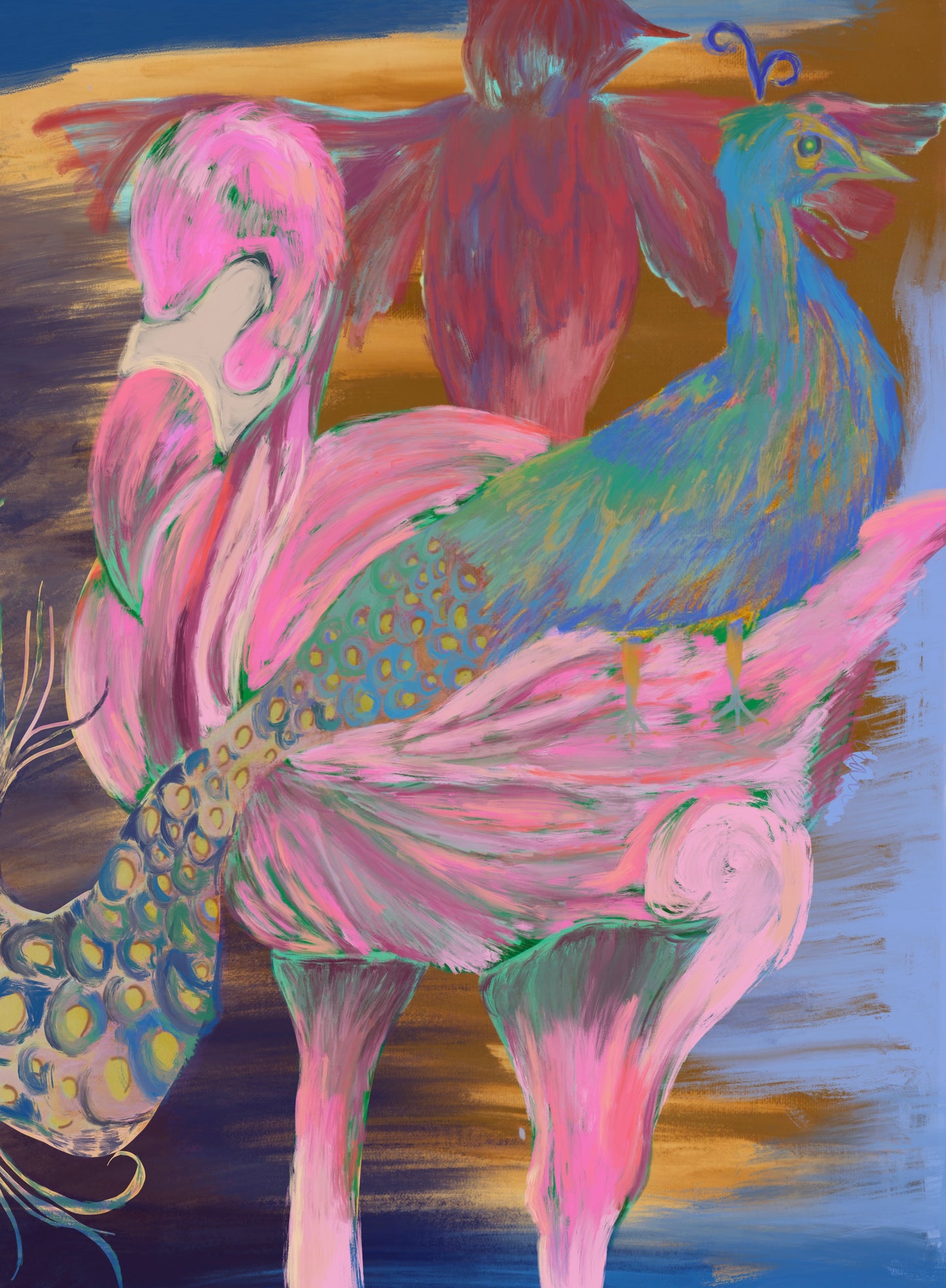 Birds Edit 16x20”