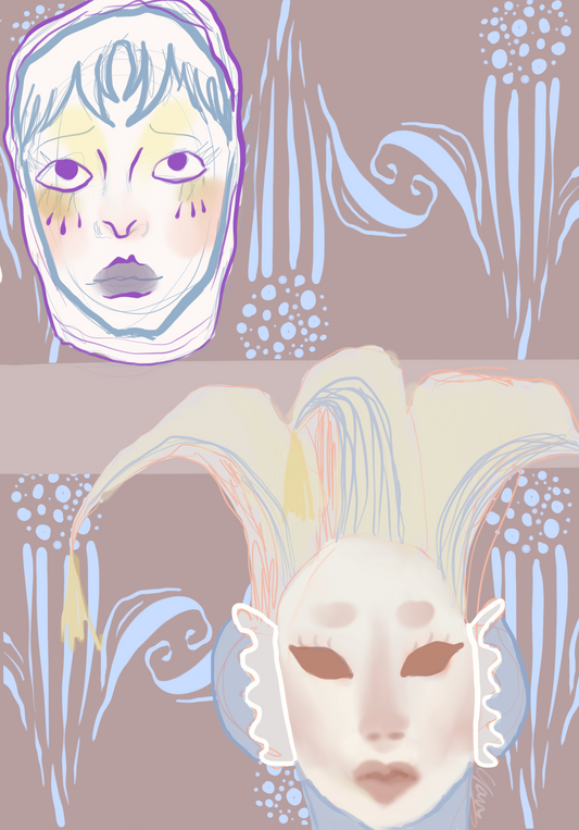 Decor Clowns 16x20”